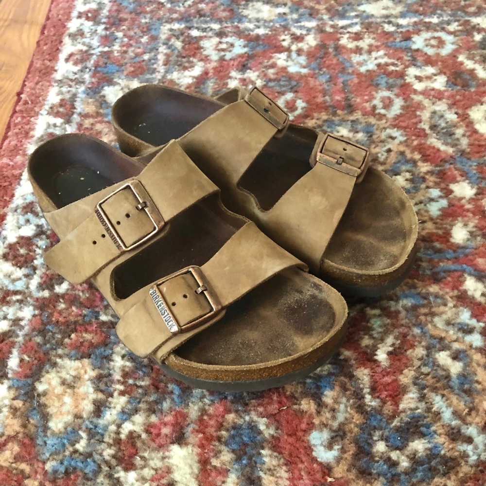 Birkenstock Arizona Softbed Oiled Leather Tobacco
